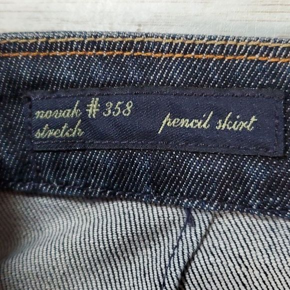 Citizens of Humanity Novak‎ #358 Denim Pencil Skirt 5 Pockets Button/Zip Fly 28 - Picture 6 of 13